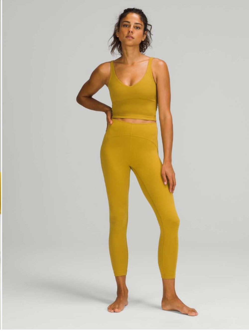💛 Lululemon Instill High-Rise Tight 25"
Auric Gold